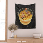 Whisky besties - Whiskey on the rocks Wall Tapestry Gallery Image 2
