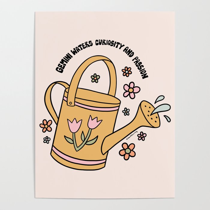 Gemini Watering Can Poster Gallery Image 1