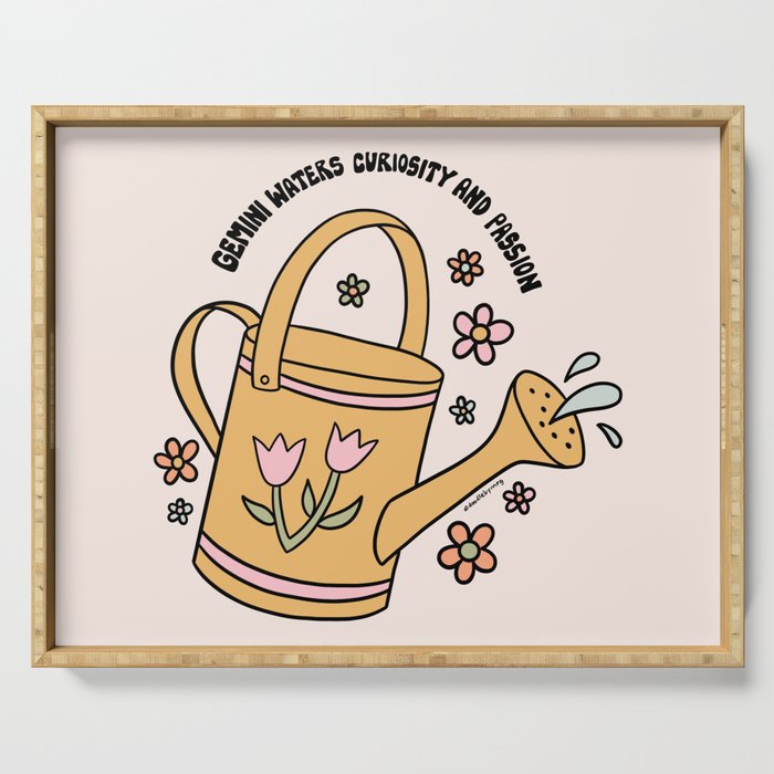 Gemini Watering Can Serving Tray Gallery Image 1