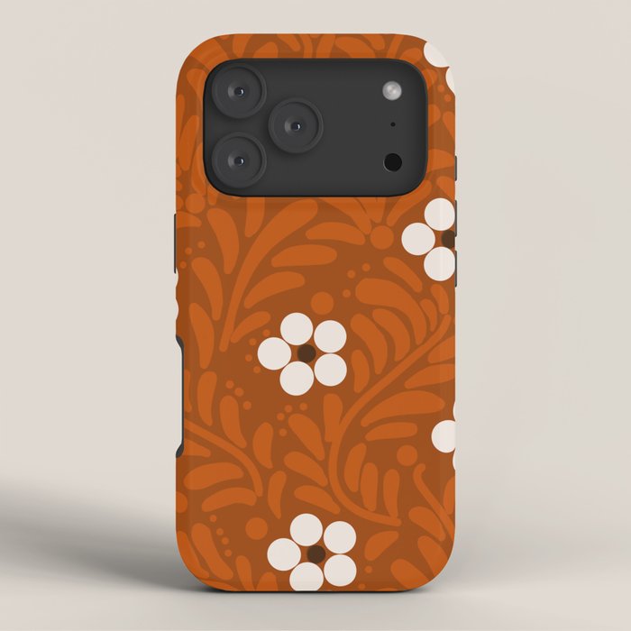 Mexican Olla Clay Orange Pottery  Mexican Modern Design iPhone Case Gallery Image 3