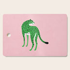The Stare 2: Tropical Green Cheetah Edition Cutting Board Gallery Image 1