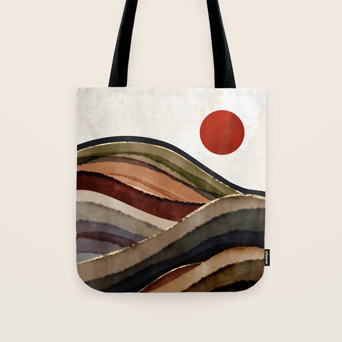 Fall Abstract Tote Bag Gallery Image 1