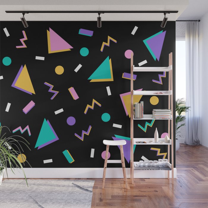 Memphis pattern 104 - 80s / 90s Retro Wall Mural Gallery Image 1