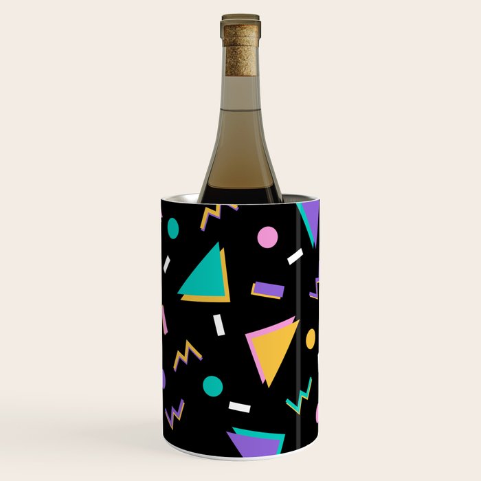 Memphis pattern 104 - 80s / 90s Retro Wine Chiller Gallery Image 3