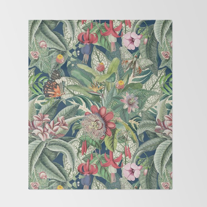 Tropical Paradise VIII Throw Blanket Gallery Image 2