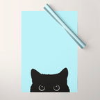 Black cat I Wrapping Paper Gallery Image 1