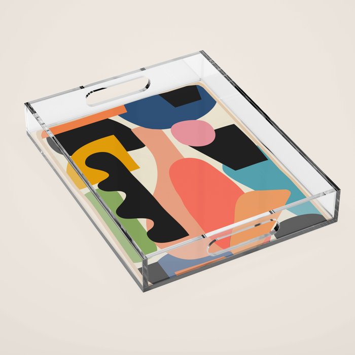 Modern Abstract Art 22 Acrylic Tray Gallery Image 1