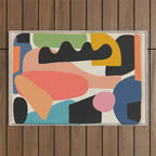 Modern Abstract Art 22 Outdoor Rug Gallery Image 1