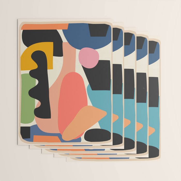 Modern Abstract Art 22 Wrapping Paper Gallery Image 3