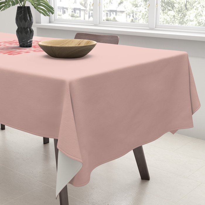 Surely Not Everybody Was Kung Fu Fighting, Funny Quote Tablecloth Gallery Image 3
