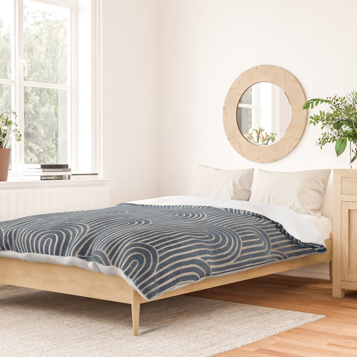 Art Deco Striped Arches Duvet Cover Gallery Image 2