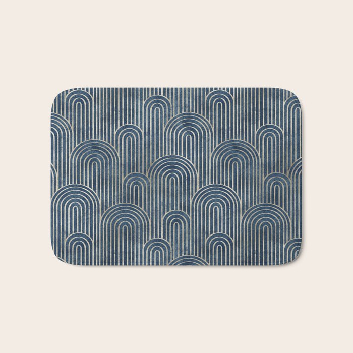 Art Deco Striped Arches Bath Mat Gallery Image 1