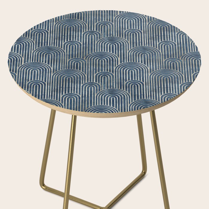 Art Deco Striped Arches Side Table Gallery Image 2