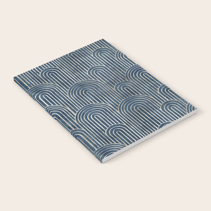 Art Deco Striped Arches Notebook Gallery Image 2