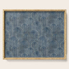 Art Deco Striped Arches Serving Tray Gallery Image 1