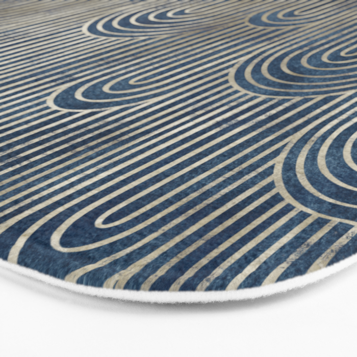 Art Deco Striped Arches Bath Mat Gallery Image 3