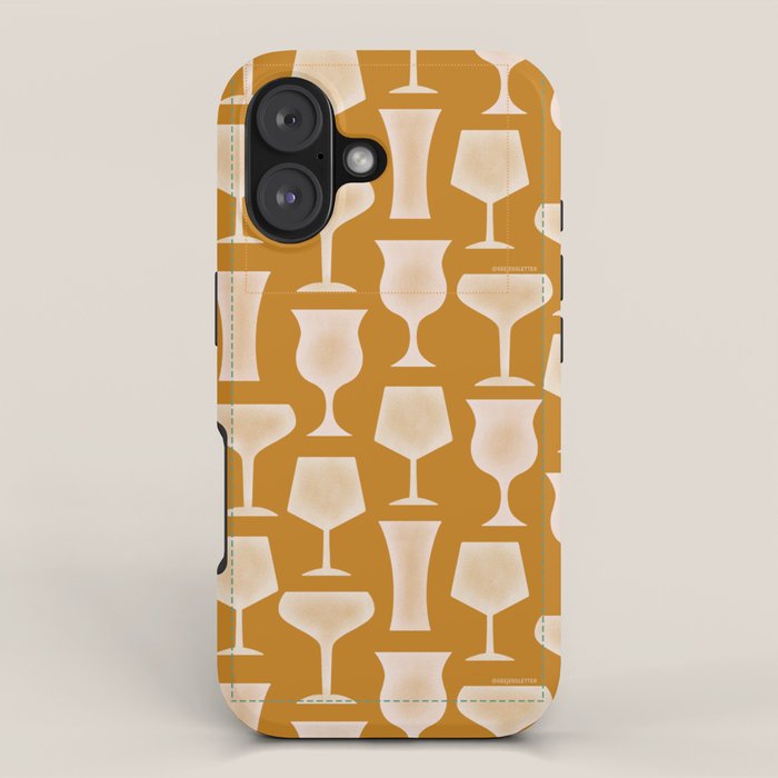 Cocktail Glasses - Amalfi Coast Cocktails iPhone Case Gallery Image 1