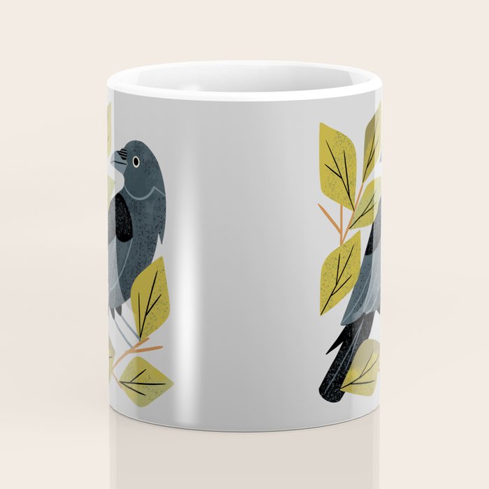 Perching Raven Coffee Mug Gallery Image 4