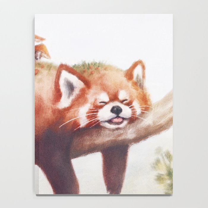 Sleepy Red Panda Notebook Gallery Image 4