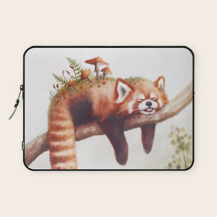 Sleepy Red Panda Laptop Sleeve Gallery Image 1