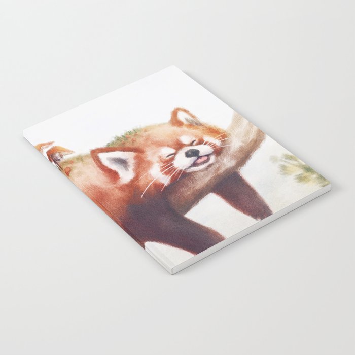 Sleepy Red Panda Notebook Gallery Image 2