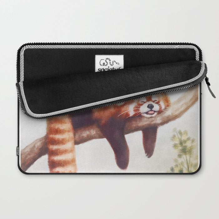 Sleepy Red Panda Laptop Sleeve Gallery Image 2