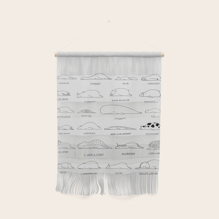 Moody Animals Pattern Wall Hanging Gallery Image 1