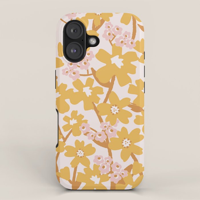 Wildflowers in Turmeric iPhone Case Gallery Image 1