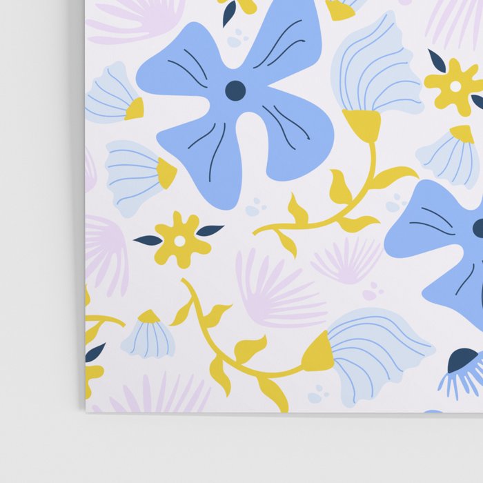 Violet flowerbed Poster Gallery Image 3