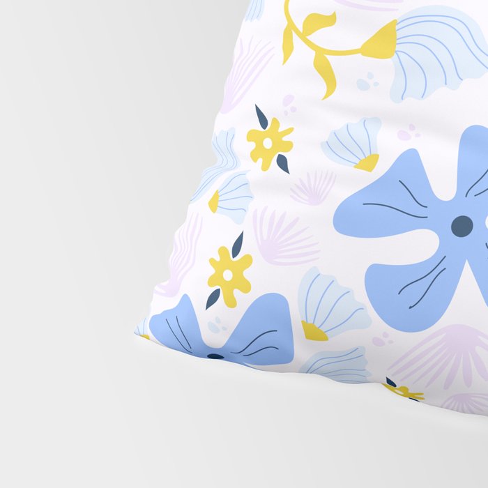 Violet flowerbed Pillow Sham Gallery Image 4