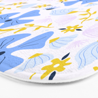 Violet flowerbed Bath Mat Gallery Image 3