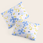Violet flowerbed Pillow Sham Gallery Image 3