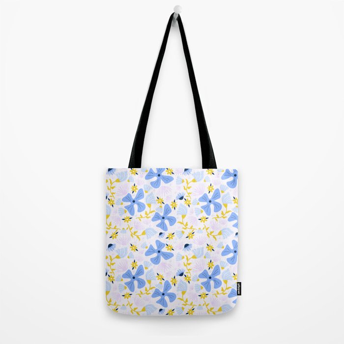 Violet flowerbed Tote Bag Gallery Image 2