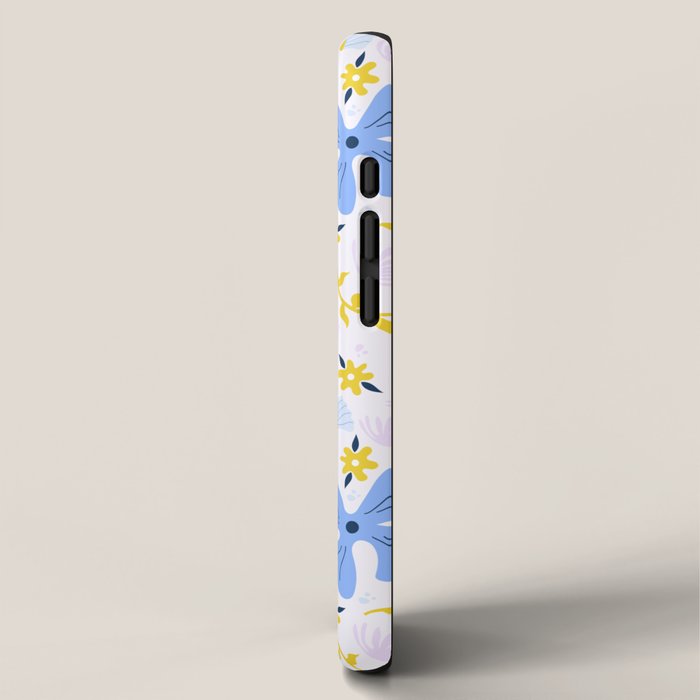 Violet flowerbed iPhone Case Gallery Image 2