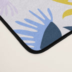 Violet flowerbed Desk Mat Gallery Image 4
