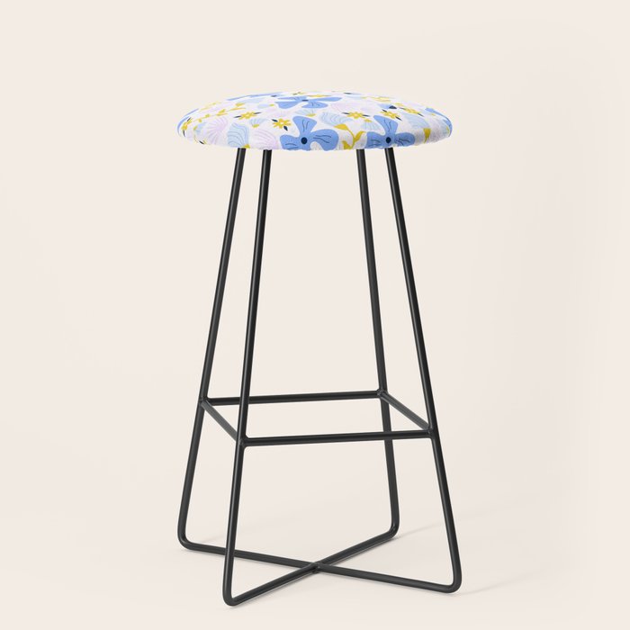 Violet flowerbed Stool Gallery Image 1