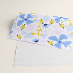 Violet flowerbed Wrapping Paper Gallery Image 2