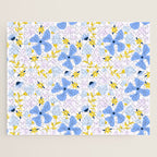 Violet flowerbed Jigsaw Puzzle Gallery Image 1