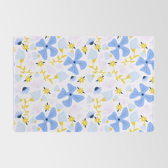 Violet flowerbed Rug Gallery Image 2