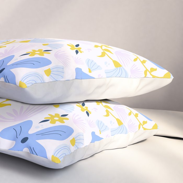 Violet flowerbed Pillow Sham Gallery Image 3