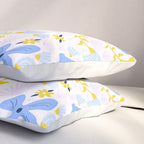 Violet flowerbed Pillow Sham Gallery Image 3