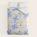 Violet flowerbed Comforter Gallery Image 6