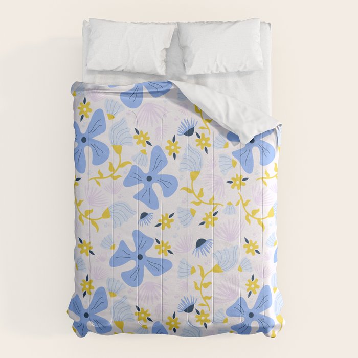 Violet flowerbed Comforter Gallery Image 6