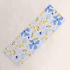 Violet flowerbed Yoga Mat Gallery Image 1