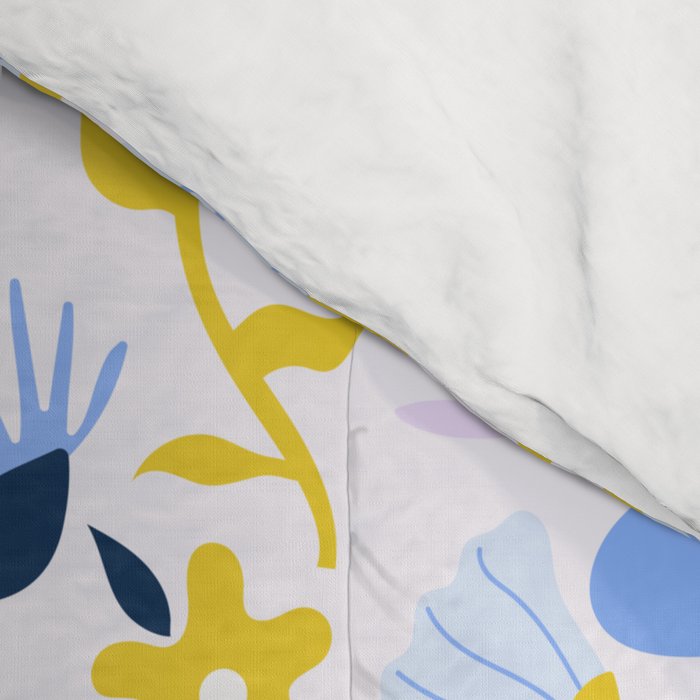 Violet flowerbed Comforter Gallery Image 4