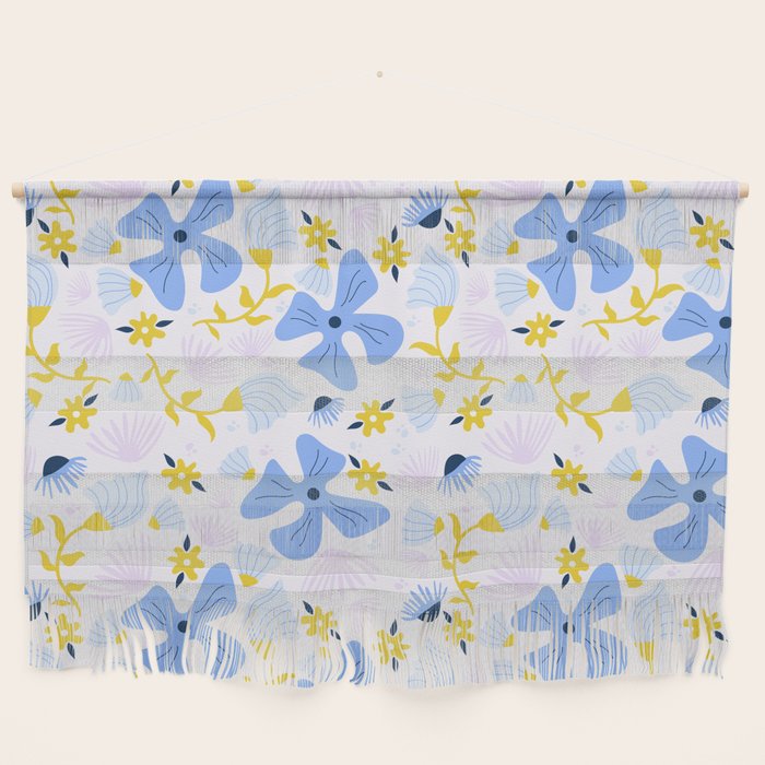 Violet flowerbed Wall Hanging Gallery Image 1