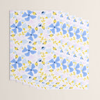 Violet flowerbed Wrapping Paper Gallery Image 3