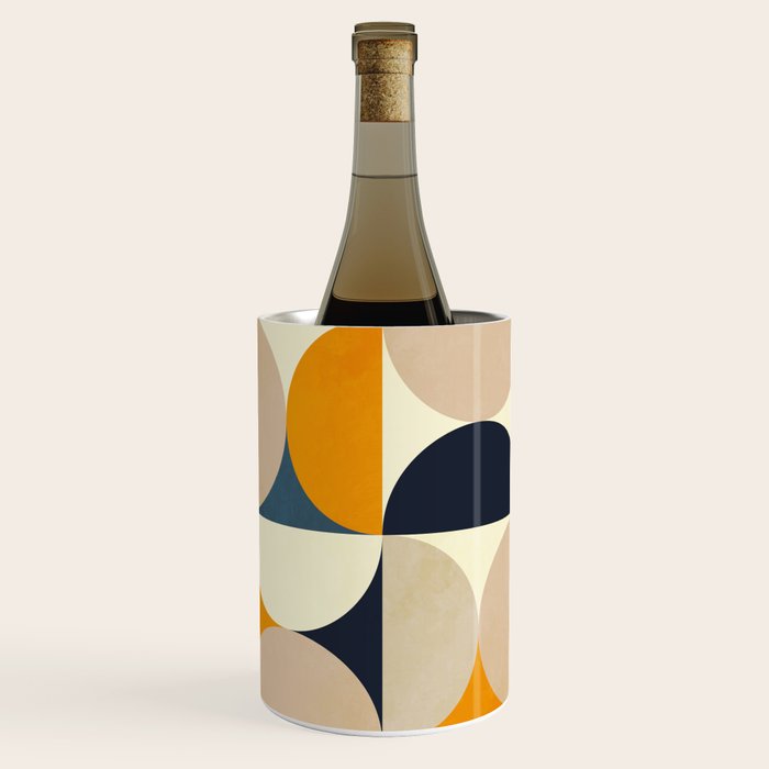mid century abstract shapes fall winter 1 Wine Chiller Gallery Image 1