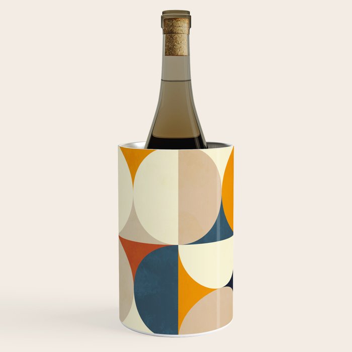 mid century abstract shapes fall winter 1 Wine Chiller Gallery Image 2