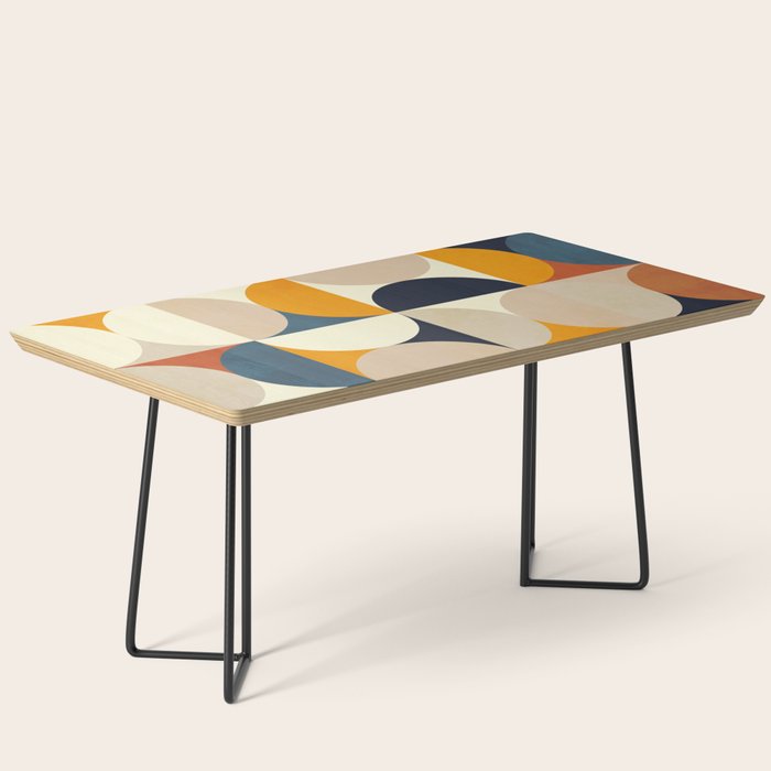 mid century abstract shapes fall winter 1 Coffee Table Gallery Image 1